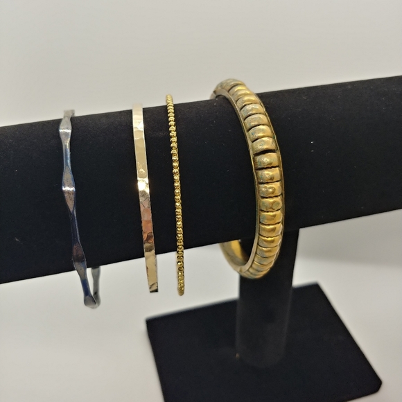 Four Metal Bangles - Picture 2 of 2